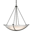 Hubbardton Forge 2008 Dark Smoke Opal Glass (GG) Compass Large Scale Pendant