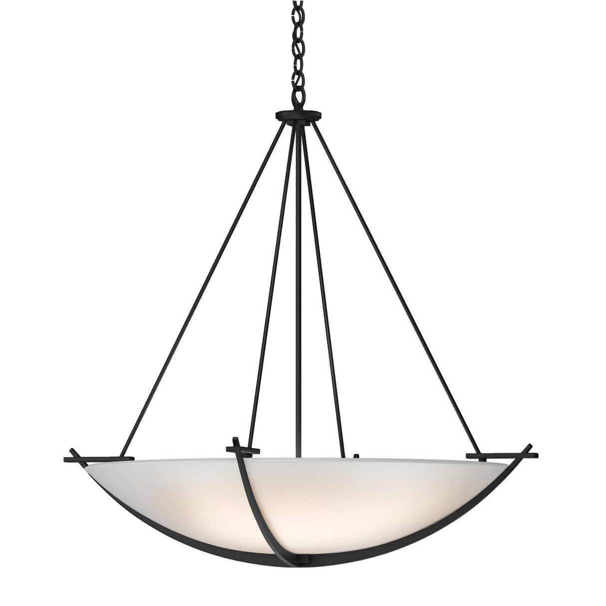 Hubbardton Forge 2008 Black Opal Glass (GG) Compass Large Scale Pendant