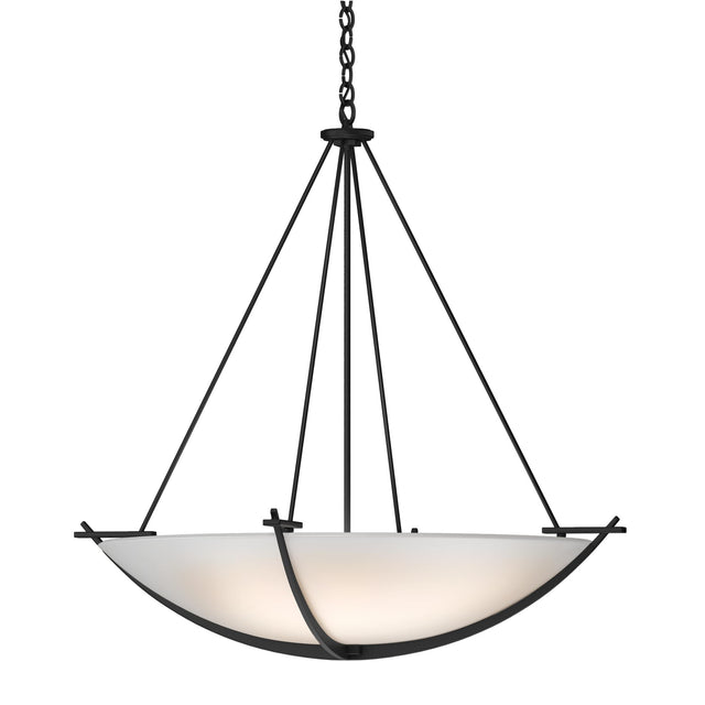 Hubbardton Forge 2008 Black Opal Glass (GG) Compass Large Scale Pendant