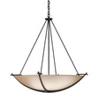 Hubbardton Forge 2008 Black Sand Glass (SS) Compass Large Scale Pendant