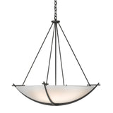 Hubbardton Forge 2008 Natural Iron Opal Glass (GG) Compass Large Scale Pendant