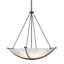 Hubbardton Forge 2008 Natural Iron Opal Glass (GG) Compass Large Scale Pendant