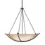 Hubbardton Forge 2008 Natural Iron Sand Glass (SS) Compass Large Scale Pendant