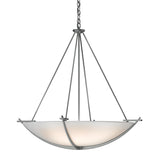 Hubbardton Forge 2008 Vintage Platinum Opal Glass (GG) Compass Large Scale Pendant