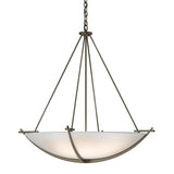 Hubbardton Forge 2008 Soft Gold Opal Glass (GG) Compass Large Scale Pendant