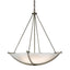 Hubbardton Forge 2008 Soft Gold Opal Glass (GG) Compass Large Scale Pendant