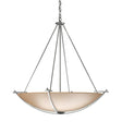 Hubbardton Forge 2008 Sterling Sand Glass (SS) Compass Large Scale Pendant