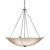 Hubbardton Forge 2008 Sterling Sand Glass (SS) Compass Large Scale Pendant