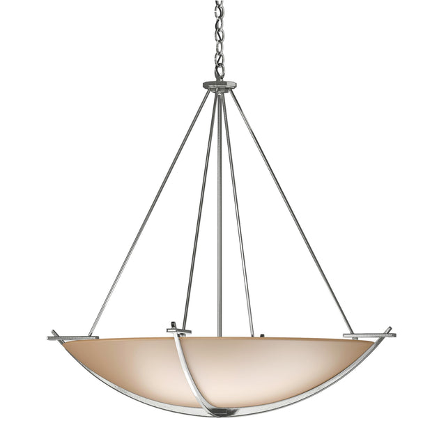 Hubbardton Forge 2008 Sterling Sand Glass (SS) Compass Large Scale Pendant