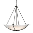 Hubbardton Forge 2008 Oil Rubbed Bronze Opal Glass (GG) Compass Large Scale Pendant
