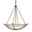 Hubbardton Forge 2008 Oil Rubbed Bronze Sand Glass (SS) Compass Large Scale Pendant
