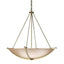 Hubbardton Forge 2008 Modern Brass Sand Glass (SS) Compass Large Scale Pendant