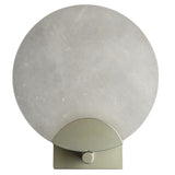 Hubbardton Forge 2023 Modern Brass Alabaster Callisto 1-Light Sconce