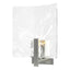 Hubbardton Forge 2022 Sterling White Swirl Glass (YR) Arc Large 1-Light Bath Sconce
