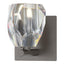 Hubbardton Forge 2022 Oil Rubbed Bronze Crystal Gatsby 1-Light Bath Sconce