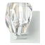 Hubbardton Forge 2022 Vintage Platinum Crystal Gatsby 1-Light Bath Sconce