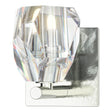 Hubbardton Forge 2022 Sterling Crystal Gatsby 1-Light Bath Sconce
