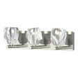 Hubbardton Forge 2022 Sterling Crystal Gatsby 3-Light Bath Sconce