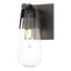 Hubbardton Forge 2022 Oil Rubbed Bronze Clear Glass (ZM) Eos 1-Light Bath Sconce