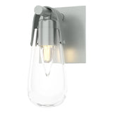 Hubbardton Forge 2022 Vintage Platinum Clear Glass (ZM) Eos 1-Light Bath Sconce