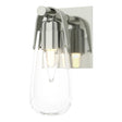 Hubbardton Forge 2022 Sterling Clear Glass (ZM) Eos 1-Light Bath Sconce