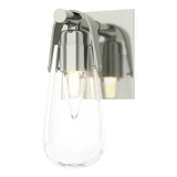 Hubbardton Forge 2022 Sterling Clear Glass (ZM) Eos 1-Light Bath Sconce