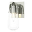 Hubbardton Forge 2022 Sterling Clear Glass (ZM) Eos 1-Light Bath Sconce
