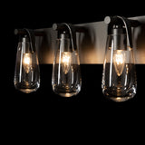 Hubbardton Forge 2022 Oil Rubbed Bronze Clear Glass (ZM) Eos 5-Light Bath Sconce