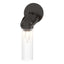 Hubbardton Forge 2022 Oil Rubbed Bronze Clear Glass (ZM) Bow 1-Light Bath Sconce