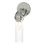 Hubbardton Forge 2022 Sterling Clear Glass (ZM) Bow 1-Light Bath Sconce