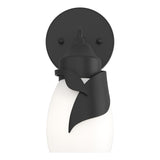 Hubbardton Forge 2022 Black Opal Glass (GG) Lapas 1-Light Bath Sconce