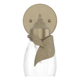 Hubbardton Forge 2022 Soft Gold Water Glass (LL) Lapas 1-Light Bath Sconce