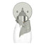 Hubbardton Forge 2022 Sterling Water Glass (LL) Lapas 1-Light Bath Sconce