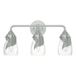 Hubbardton Forge 2022 Vintage Platinum Water Glass (LL) Lapas 3-Light Bath Sconce