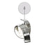 Hubbardton Forge 2023 Sterling Opal Glass (GG) Riza Low Voltage Sconce