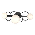 Hubbardton Forge 2022 Black Opal Glass (GG) Olympus 3-Light Bath Sconce