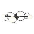 Hubbardton Forge 2022 Black Opal Glass (GG) Olympus 4-Light Bath Sconce