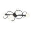 Hubbardton Forge 2022 Black Opal Glass (GG) Olympus 4-Light Bath Sconce