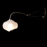 Hubbardton Forge 2022 Oil Rubbed Bronze Frosted Glass (FD) Ume 1-Light Long-Arm Sconce