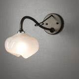Hubbardton Forge 2022 Oil Rubbed Bronze Frosted Glass (FD) Ume 1-Light Long-Arm Sconce