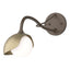 Hubbardton Forge 2022 Bronze Soft Gold Opal Glass (GG) Brooklyn 1-Light Single Shade Long-Arm Sconce