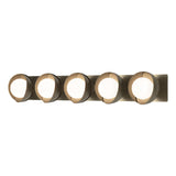 Hubbardton Forge 2022 Soft Gold Soft Gold Opal Glass (GG) Brooklyn 5-Light Straight Double Shade Bath Sconce