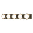 Hubbardton Forge 2022 Soft Gold Sterling Opal Glass (GG) Brooklyn 5-Light Straight Double Shade Bath Sconce