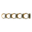 Hubbardton Forge 2022 Sterling Modern Brass Opal Glass (GG) Brooklyn 5-Light Straight Double Shade Bath Sconce