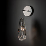Hubbardton Forge 2023 Sterling Crystal (CR) Luma Low Voltage Sconce
