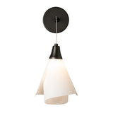 Hubbardton Forge 2022 Oil Rubbed Bronze Spun Frost (SH) Mobius Low Voltage Sconce