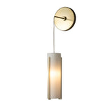 Hubbardton Forge 2023 Modern Brass Opal Glass (GG) Exos Glass Mini Low Voltage Sconce