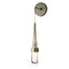 Hubbardton Forge 2022 Modern Brass Clear Glass (ZM) Link Clear Glass Low Voltage Sconce
