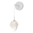 Hubbardton Forge 2023 White White Crystal (WP) Chrysalis Small Low Voltage Sconce