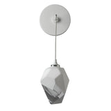 Hubbardton Forge 2023 White White Crystal (WP) Chrysalis Small Low Voltage Sconce